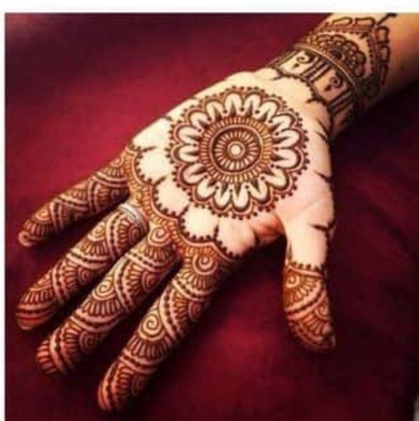 simple mehndi design